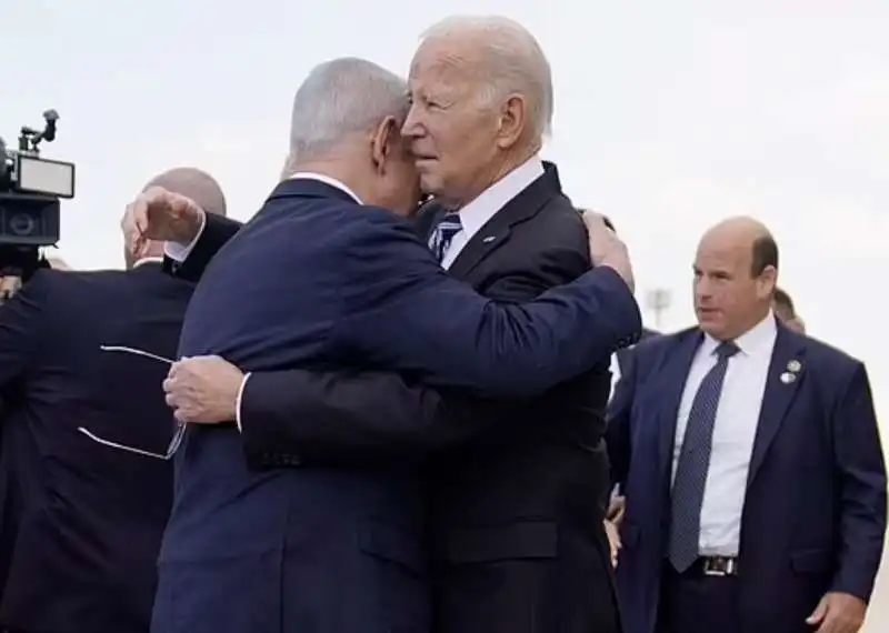 JOE BIDEN - BENJAMIN NETANYAHU   