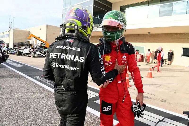 lewis hamilton charles leclerc 1