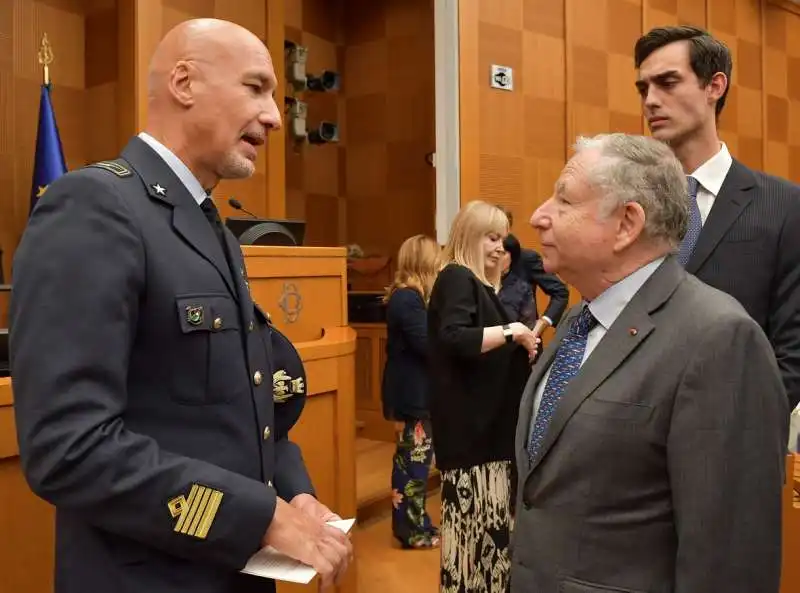 luca parmitano  jean todt  foto di bacco