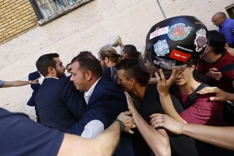 manifestazione degli studenti pro palestina a la sapienza   6