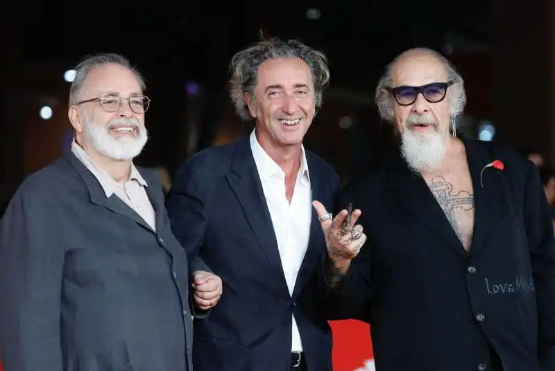 marco giusti   paolo sorrentino   roberto d'agostino   red carpet di roma santa e dannata