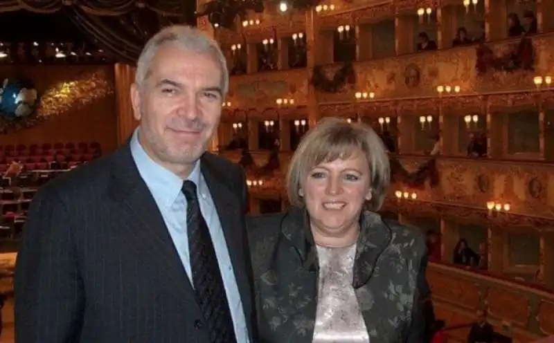 marialuisa pavanello con il marito maurizio francescon 