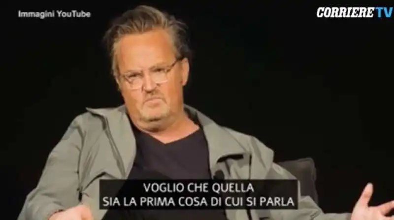 matthew perry nel 2022 intervistato da tom power 