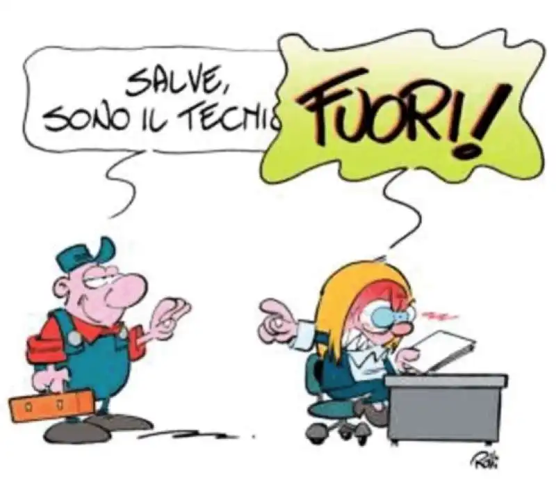 meloni contro i tecnici   vignetta by rolli per il giornalone   la stampa