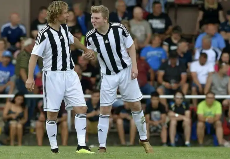 pavel nedved e il figlio pavel jr