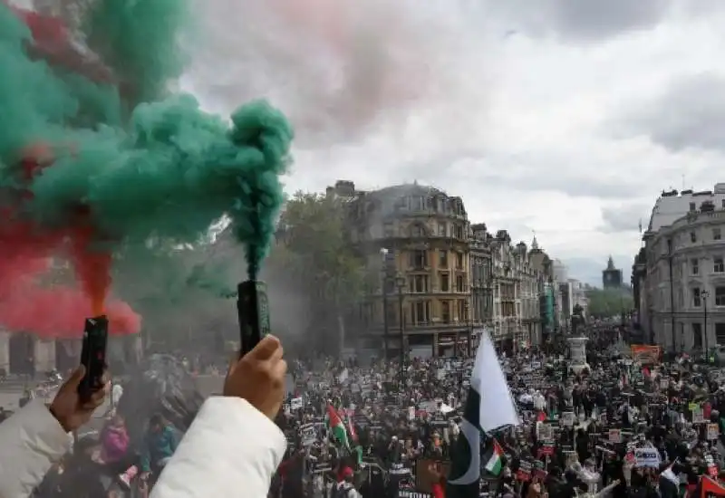 proteste pro palestina a londra 10