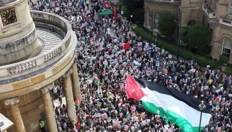 proteste pro palestina a londra 5