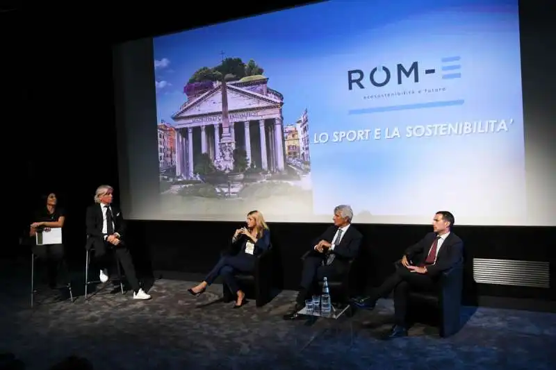 roberta lanfranchi, ivan zazzaroni, alessandra bianchi ministro andrea abodi, ing roberto de lieto vollaro