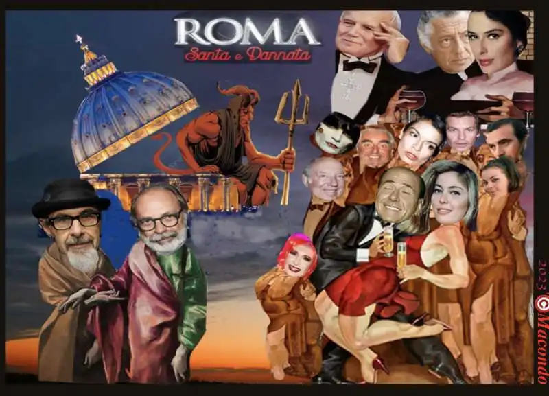 ROMA SANTA E DANNATA - POSTER BY MACONDO   