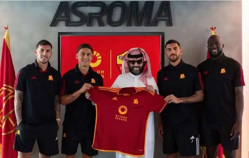 roma sponsorizzazione arabia saudita - riyadh season