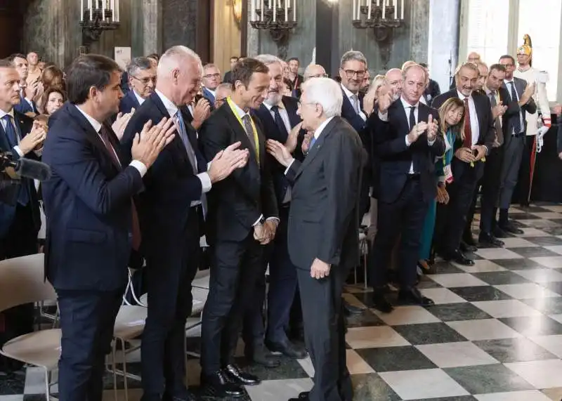 sergio mattarella al festival delle regioni di torino.   