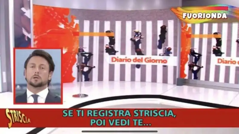 STRISCIA LA NOTIZIA - I FUORI ONDA DI ANDREA GIAMBRUNO 