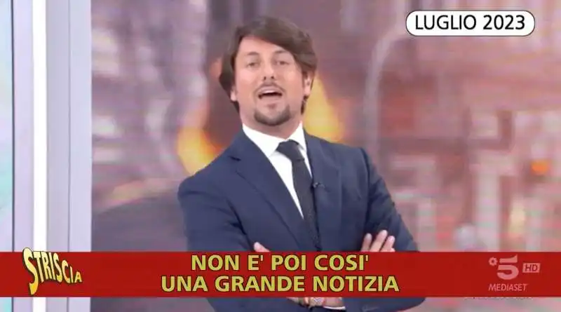 striscia la notizia   le gaffe di andrea giambruno