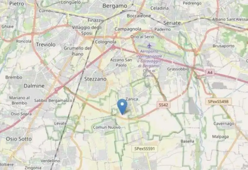 terremoto bergamo 