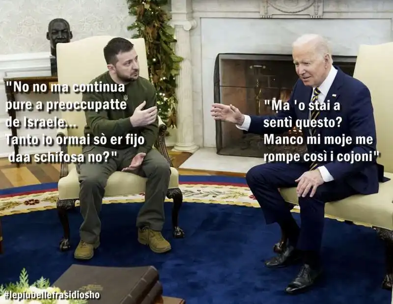 volodymyr zelensky joe biden - meme  by osho