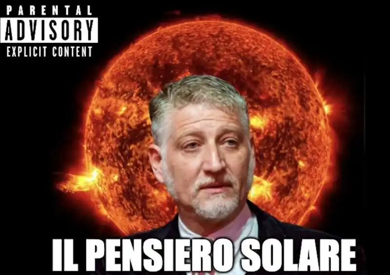 ALESSANDRO GIULI - PENSIERO SOLARE - MEME BY DAGOSPIA