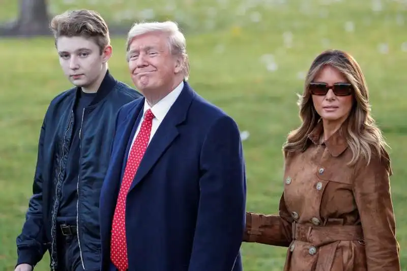 barron donald e melania trump