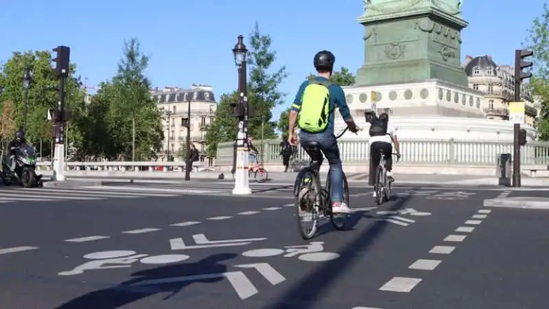 ciclisti a parigi 