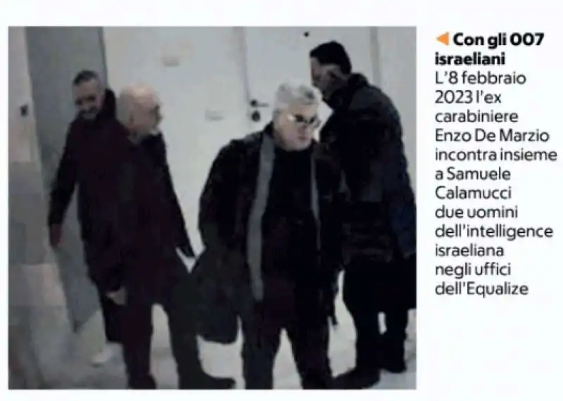 ENZO DE MARZIO - SAMUELE CALAMUCCI - UOMINI DELL INTELLIGENCE ISRAELIANA