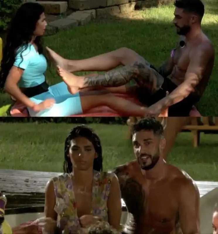 federica con il tentatore   temptation island 2