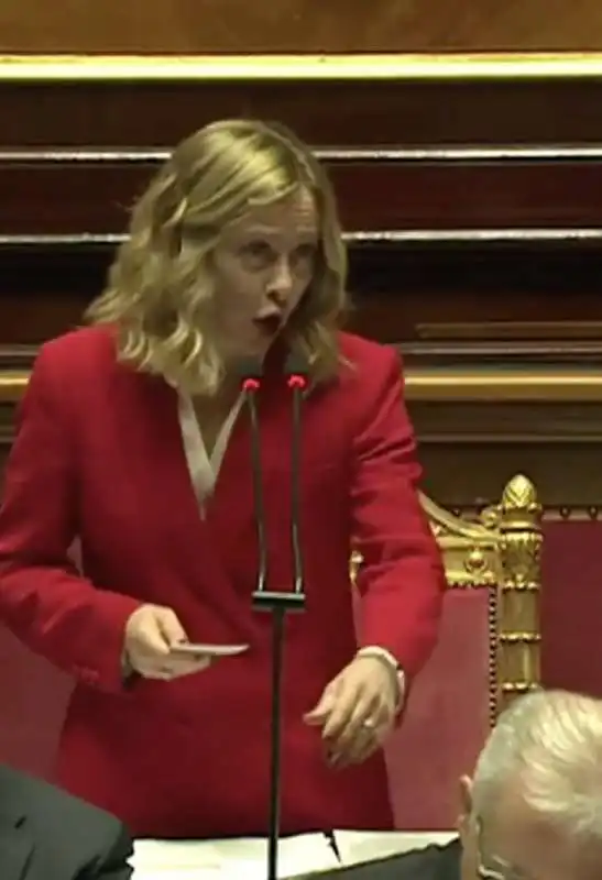 giorgia meloni al senato 1