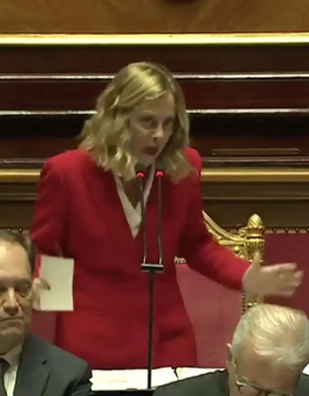 giorgia meloni al senato 11