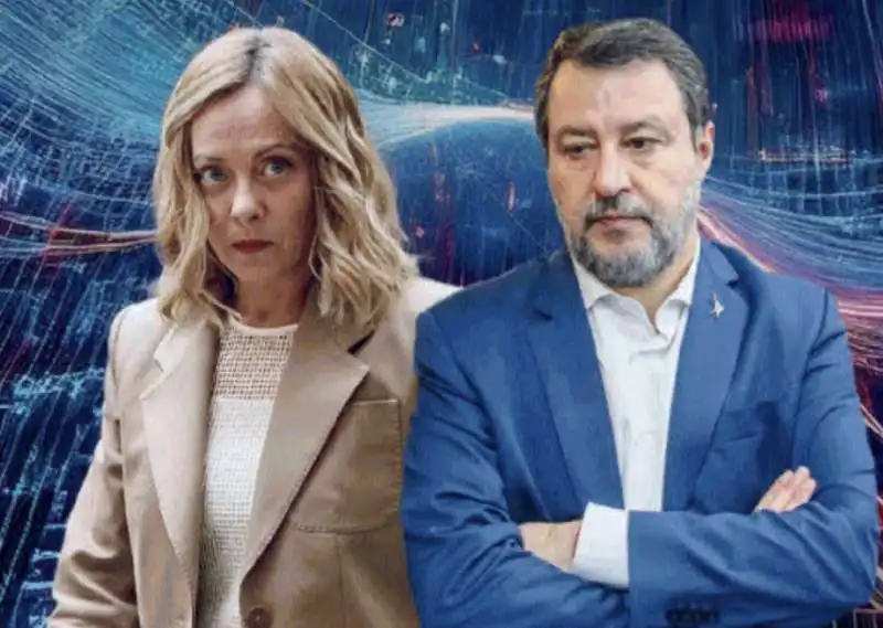 GIORGIA MELONI E MATTEO SALVINI 