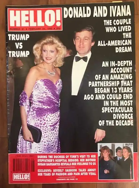 hello ivana e donald trump 1990