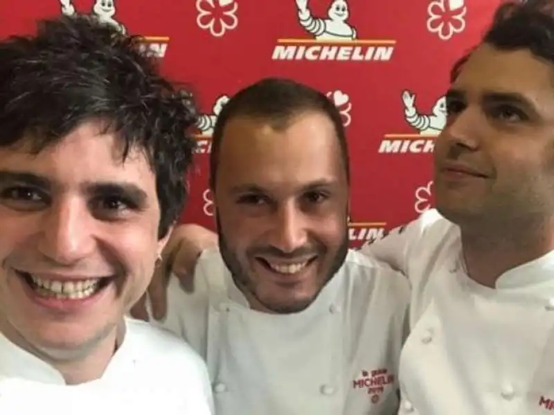  i tre soci del ristorante il giglio a lucca 