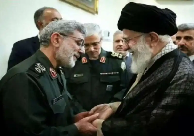 ismail qaani   ali khamenei 