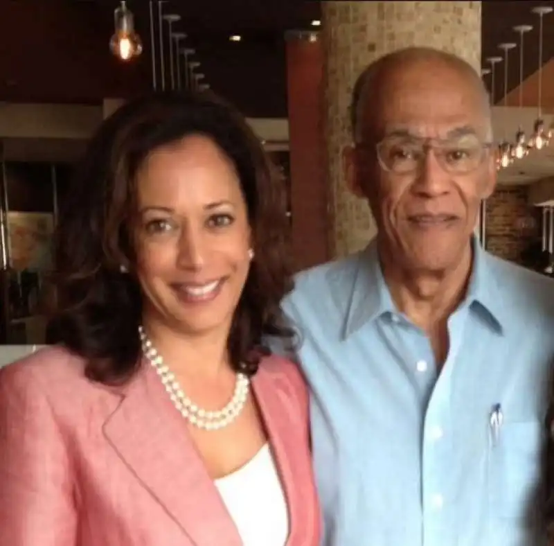 kamala harris e il padre donald 