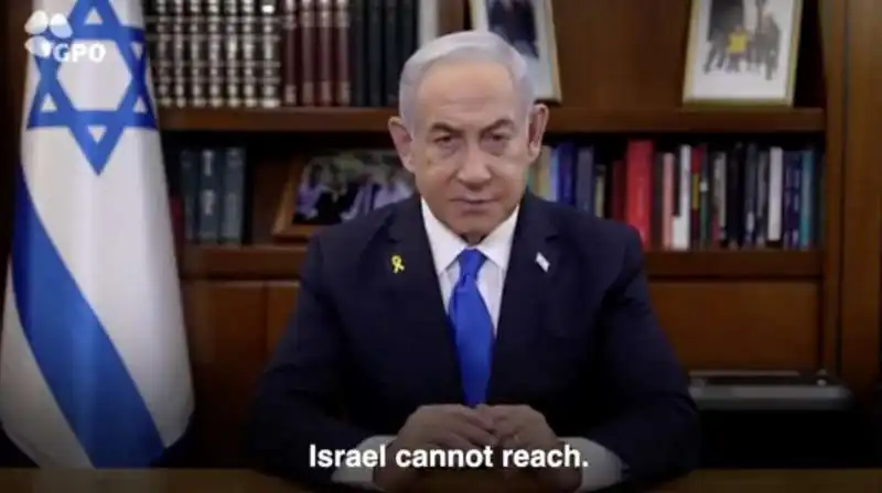 l appello agli iraniani di benjamin netanyahu 