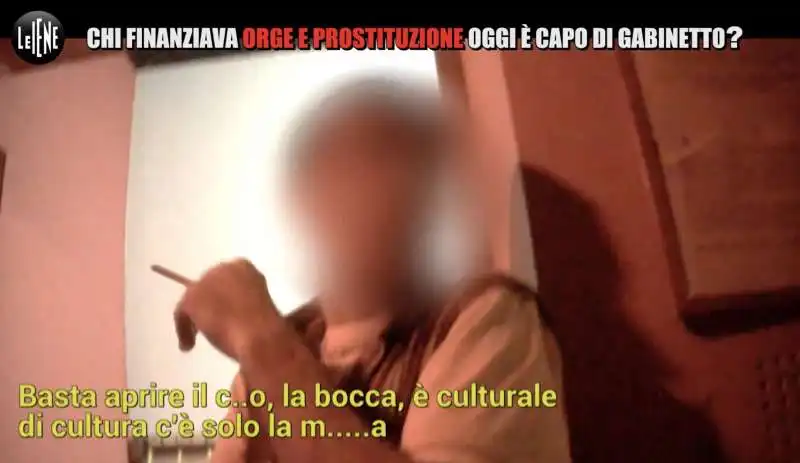  le iene   servizio su alessandro giuli e francesco spano  