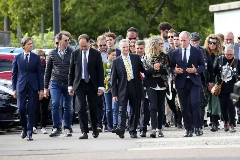 luca ciriani   i genitori di sammy basso   luca zaia   funerale di sammy basso