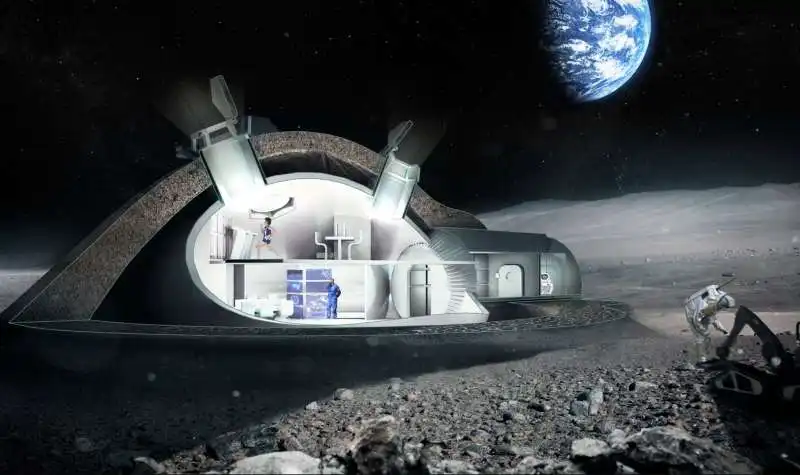 lunar habitation   la base lunare progettata da norman foster 2