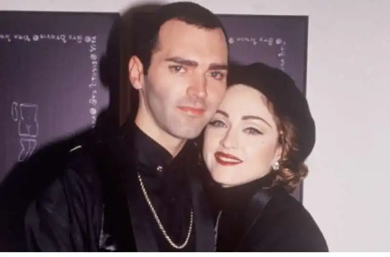 Madonna con il fratello Christopher Ciccone