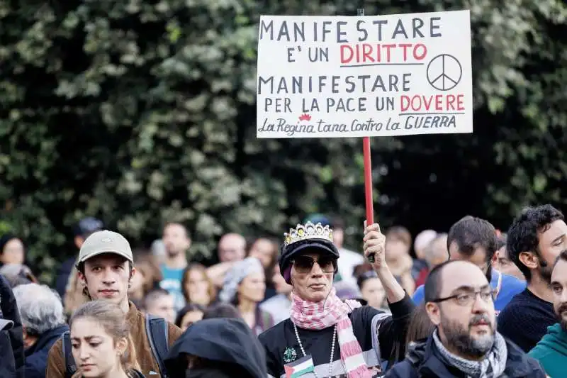 manifestazione pro palestina   roma   foto lapresse   10