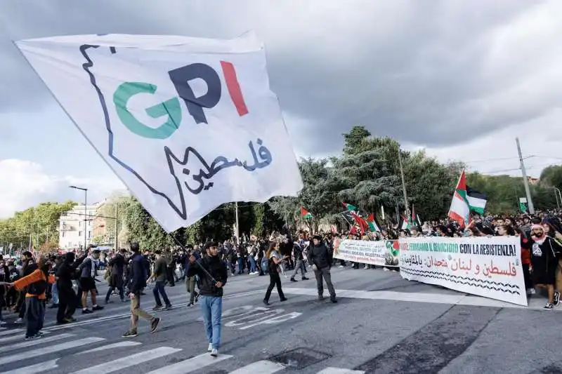 manifestazione pro palestina   roma   foto lapresse   34