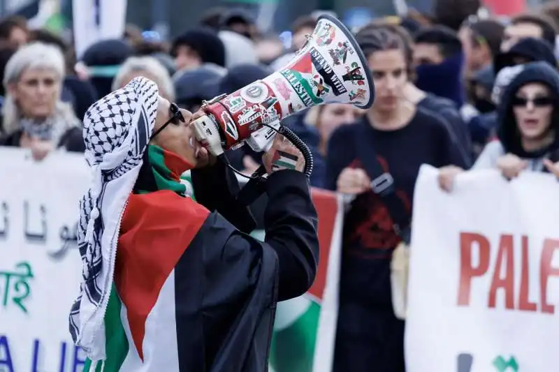 manifestazione pro palestina   roma   foto lapresse   7