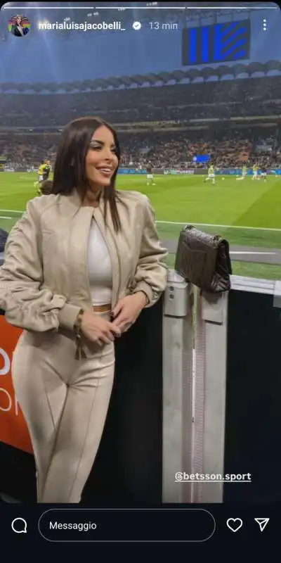 marialuisa jacobelli stadio san siro betsson 2