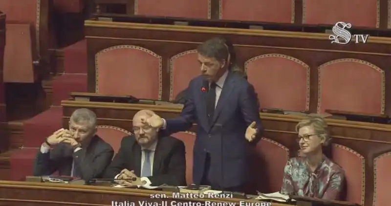 matteo renzi al senato