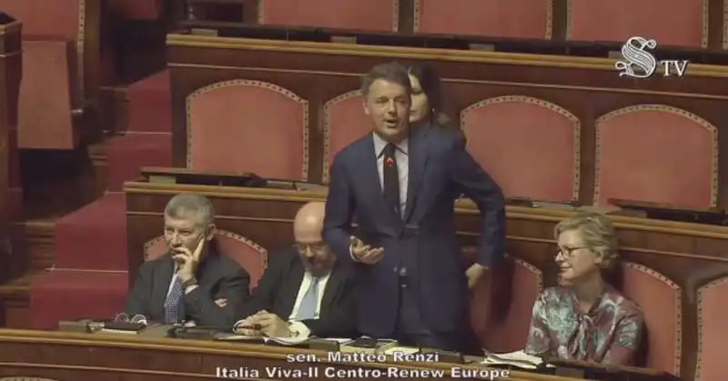 matteo renzi al senato 