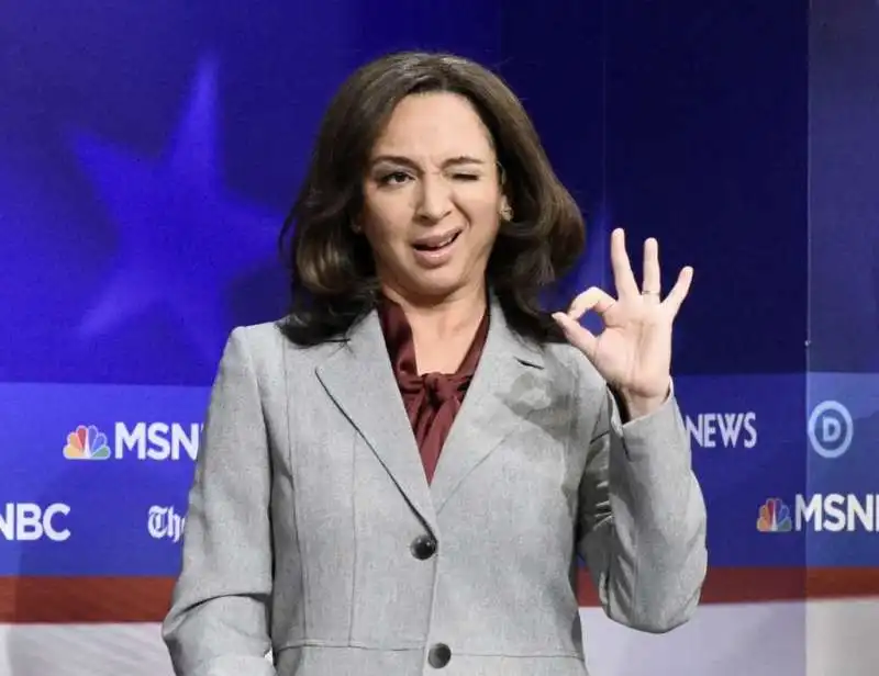 maya rudolph imita kamala harris al saturday night live    1