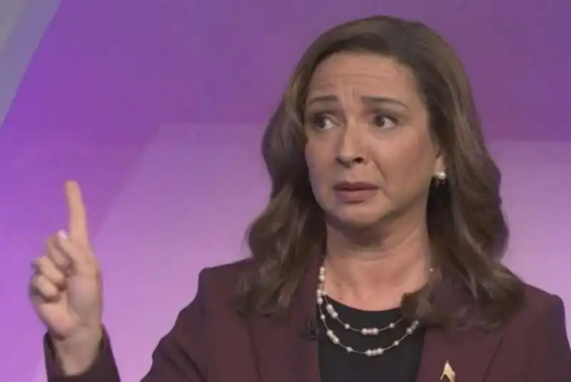 maya rudolph imita kamala harris al saturday night live 2