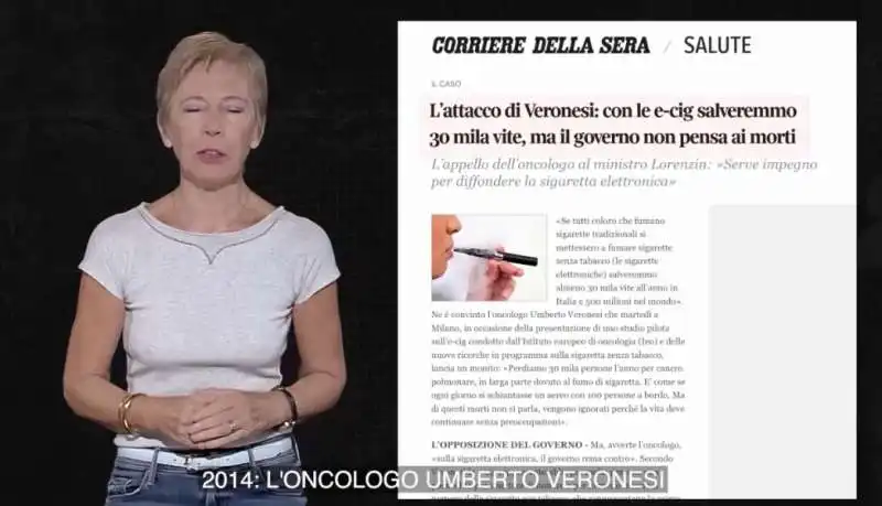 milena gabanelli   sigarette elettroniche   dataroom 3