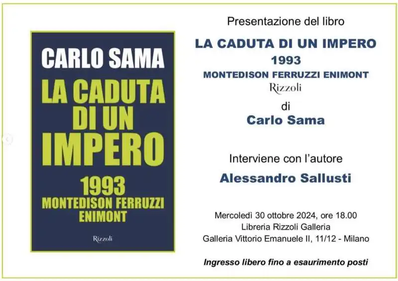 presentazione libro di carlo sama   la caduta di un impero   3