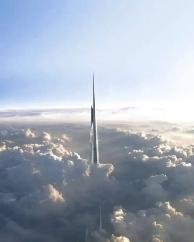 progetto della Jeddah Tower 
