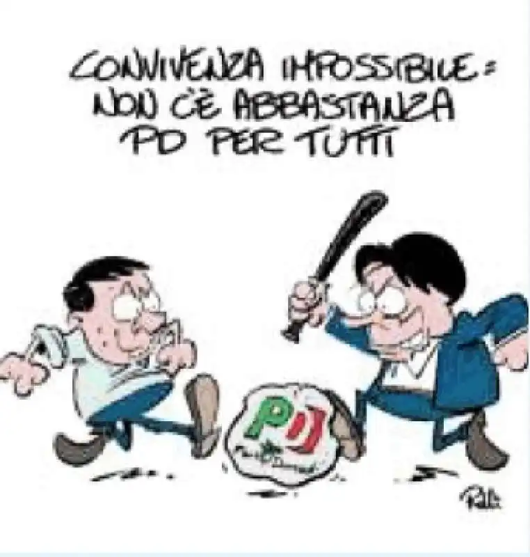 RENZI E CONTE - VIGNETTA BY ROLLI   IL GIORNALONE - LA STAMPA