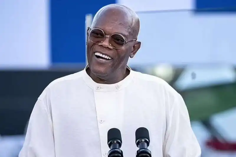 samuel l. jackson al convegno per kamala harris 1