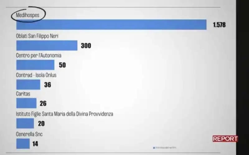 servizio di report su medihospes 